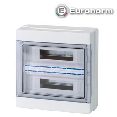 Centralino da Parete IP65 Sportello Trasp 36 Modul 431x399x143mm