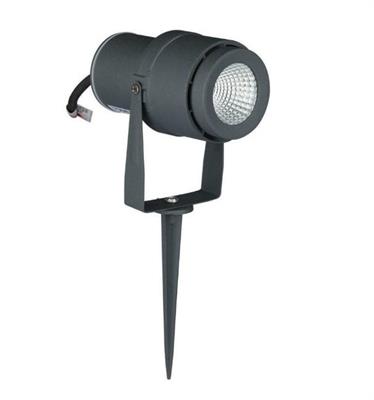 Faretto LED da Giardino con Picchetto 12W Grigio 4000K IP65