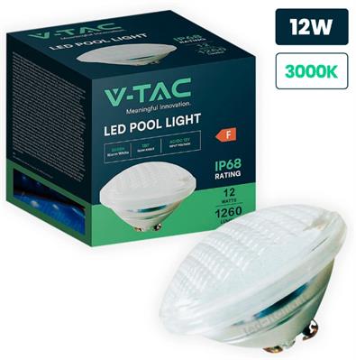 Lampada LED da Piscina 12W PAR56 3000K IP68