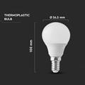 Lampadina LED E14 4,5W P45 Luce Natura 4000K