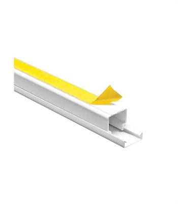 Canalina Portacavi in PVC 2 Metri 16mmx16mm