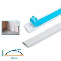 Canalina in PVC Calpestabile da Pavimento 2 Metri 65mmx15mm