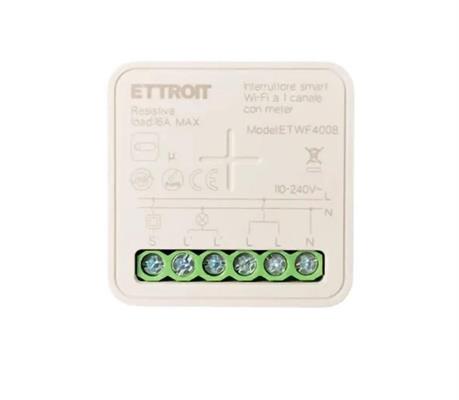 Modulo Energy Meter/Interruttore Smart WiFi 1 Canale 10A Tuya