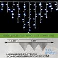 Tenda Luminosa 5Mt Luce Bianco IP65 Prolung fili da 30 a 120 cm