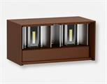 Apllique da Muro Doppia Emissione LED 24W Ruggine Luce 3in1 CCT