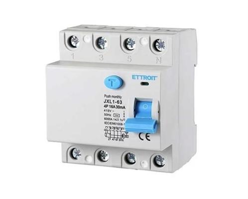 Interruttore differenziale puro 4P 16A 30mA 380V-6KA