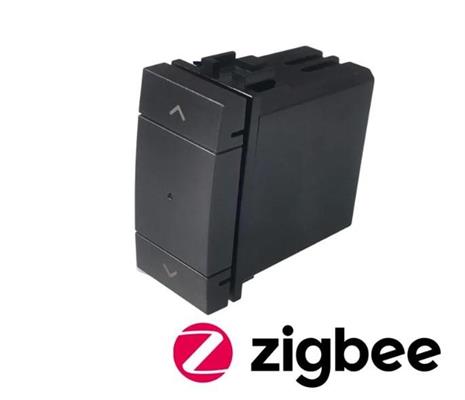 Pulsante Tapparella Smart ZigBee Tuya Nero comp BTicino Living