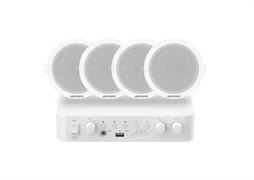 Kit Audio Analogico - Amplificatore 60W e 4 Speakers incasso 6W