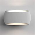 Applique in Gesso Bianco Verniciabile Portalampada R7s