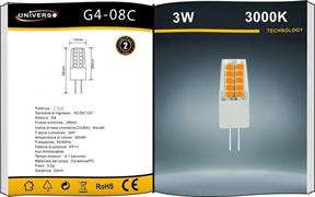 lampada G4 12V 3W 3000K